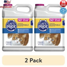 Scoopable Clumping Cat Litter Anti-Odor Lightweight Flushable Easy Cleanup 12lb