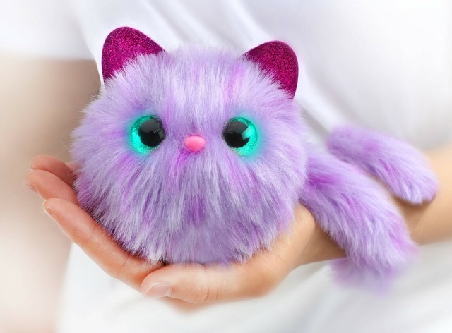 Pomsies SPECKLES - Pet Interactive Plush Cat (PURPLE) 50 Sounds/Reactions | eBay