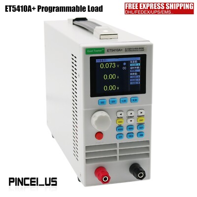 ET5410A+ Programmable Load 150V 40A 400W DC Electronic Load of High Resolution