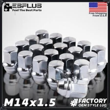 20 Pc Chrysler OEM Cone Lug Nut Chrome M14x1.5 7/8" Hex Fit 2004-2026 300/300C