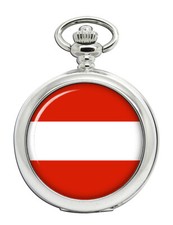 Austrian Flag Flagge sterreichs Pocket Watch