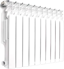 Wisewater Wall Mounted Radiator Heater with 10 Panels Light Weight Aluminum Hot