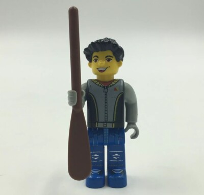 Lego Minifigure cre004 Max Black Torso Light Gray Arms Blue Legs 4 Juniors Creat