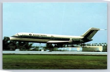Airplane Postcard Eastern Airlines Airways Douglas DC-9 Whisperjet Miami GO7