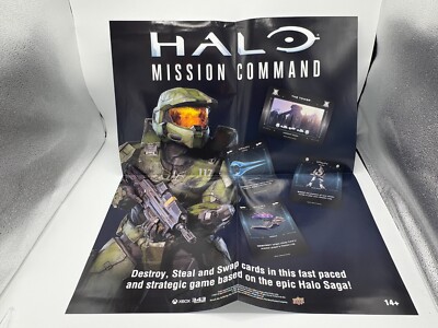 HALO Mission Command Upper Deck Promo Poster 20x28 Store Display | eBay