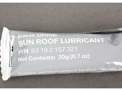 OEM BMW RHF 1 SUN ROOF LUBRICANT FOR ALL BMW MODELS 2157321 M NEW 