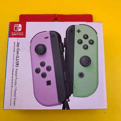  SHIP SAME DAY   Nintendo Switch Joy-Con (L)/(R)  Pastel Purple/Pastel Green NEW