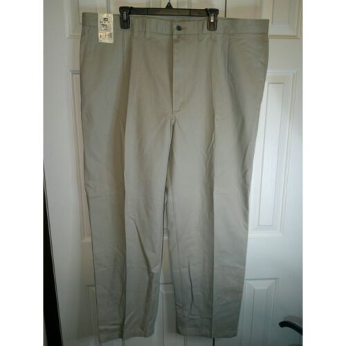 Lee Double Pleat Khaki Dress Pants Classic Fit Business Casual Trousers 44x30