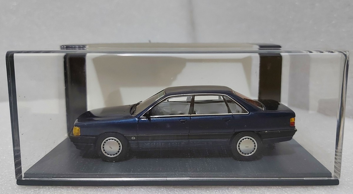 WOW Audi 100 Typ 44 1990 Blue Met. 1:43 Neo NEO43030 EXTREMELY