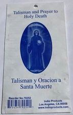 Indio Products Talisman and Prayer to Holy Death Pendant Charm Los Angeles CA