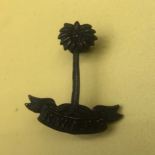Original WW2 era Army Royal West African Frontier Force Cap Badge
