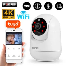 5MP 8MP 4K HD Tuya Smart Mini WiFi IP Camera Indoor Wireless Security Home CCTV