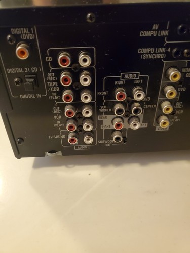JVC RX-6020VBK 5.1 Dolby Digital Pro Logic II Surround Sound DTS A/V Receiver - Picture 7 of 12