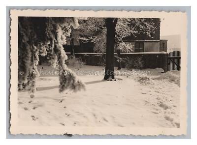Gatersleben / Zealand LK Salzlandkreis - Building Winter - Old Photo 1930s