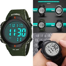 Large Face Digital Sports Watch LED Screen  Military Waterproof Watches Men Gift
