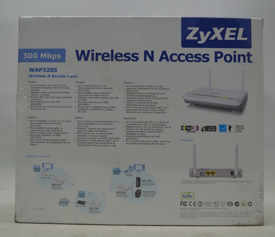 ZyXEL Wireless-N Access Point - WAP3205 *New Unused* - Image 2 of 4