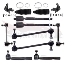 12PCS Front Rear Tie Rod End Ball Joint Suspension Kit For 04-06 Toyota Camry