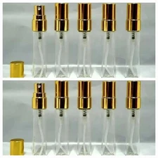 5ml Glass Atomizer / Travel Size Perfume Bottle / Refillable Spray Bottle (× 10)