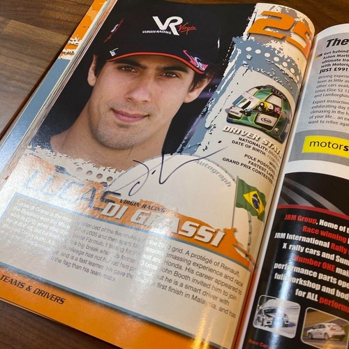 Autographed 2010 F1 British Grand Prix Official Programme Lewis Hamilton b139 - Picture 20 of 20