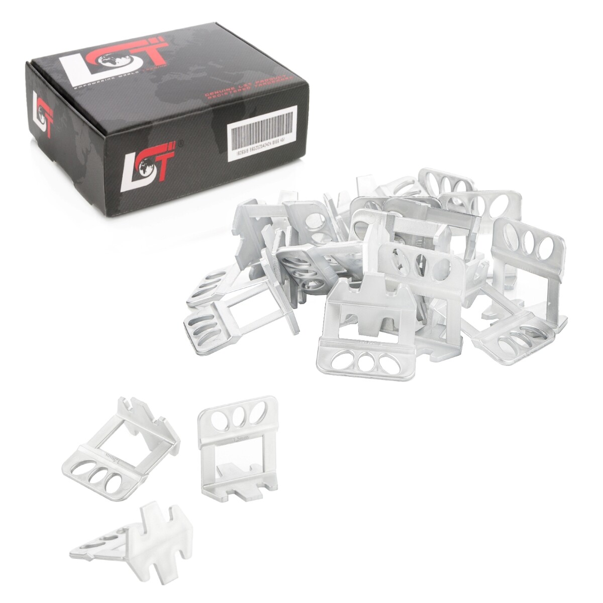 200x Pull tab laying tabs 1.5mm leveling system for tiles