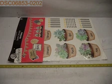 QTY =6 SETS: SchoolGirl Simply Stylish Birthday Bulletin Board Set, 044222272807