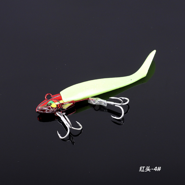 Pawfly 6 Pcs Fishing Lure Set - Soft Paddle Tail Swimbaits With Jig Heads For Bass, Trout, Catfish