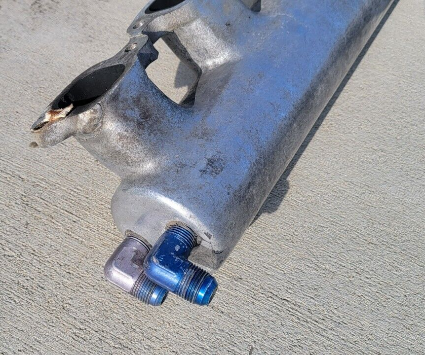 454 Chevy Exhaust Logs W/ Snails Manifolds Marine Jet Boat Chevrolet