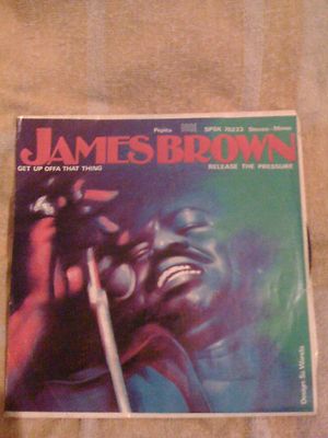 JAMES BROWN Get Up Offa That Thing/ Release The Pressure unique sleeve single 7''