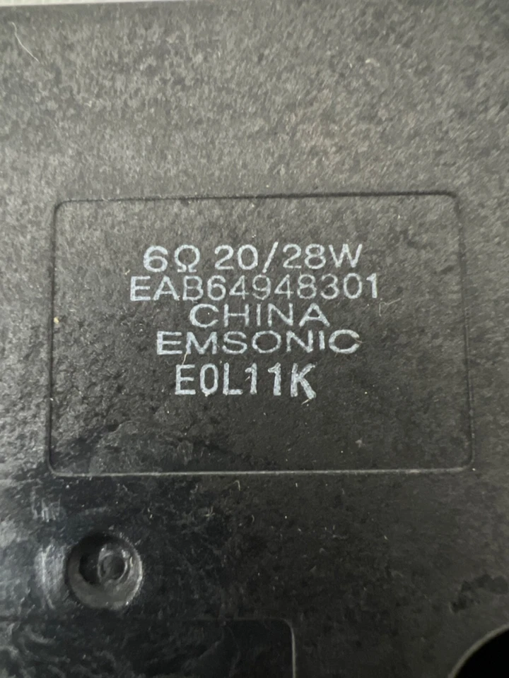 Комплект телевизионных динамиков LG EAB64948302, EAB64948301 - Изображение 2 из 3