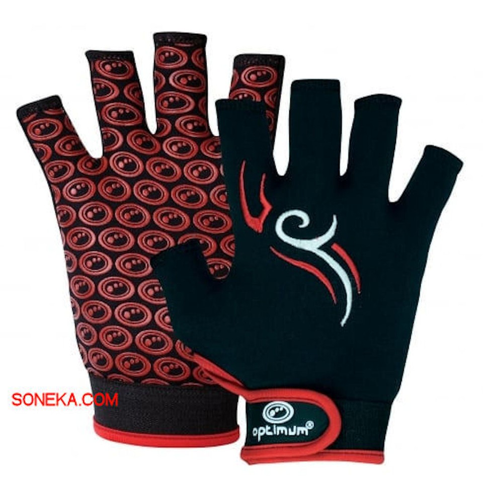 Gants De Rugby Optimum Stik Mit - Sans Doigts, Prise Adhérente, Unisexe Junior