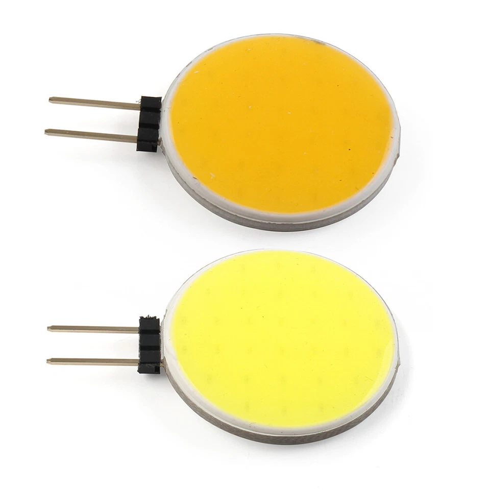180 Degrees Glowing G4 COB LED Lamp Chip Lamp Bead DC 12V Light Round Lamp Panel - Image 4 of 4