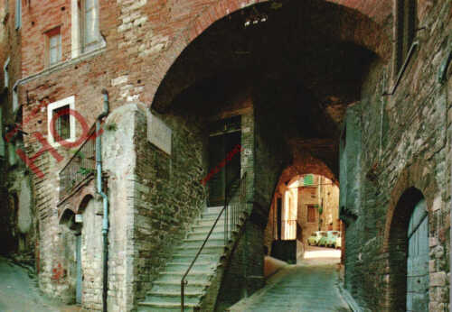 Picture Postcard::Perugia, Via Del Bufalo - Picture 1 of 2