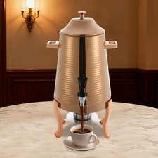 3.43Gal Hot Drinks Dispenser Beverage Dispenser with Fuel Holder Stainless Steel