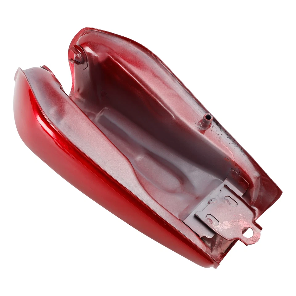 Reservoir d'essence 9lt rouge pour Honda CG 125 CB 125 S Cafe Racer Bobber - Photo 3/4