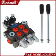 Findmall 11 GPM 2 Spool Hydraulic Monoblock Double Acting Control Valve SAE Port