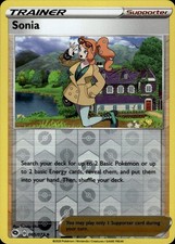 Sonia Uncommon Champion's Path 65/73 Supporter Reverse Holo Pokemon Card