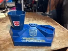 VINTAGE TRANSFORMERS TOOTHBRUSH Set 1985 Hasbro Bradley AS-IS