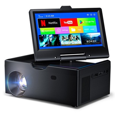 Small Smart TV，Mini TV with 7inch Touchscreen,Built in Apps,Support SD,WiFi,B...