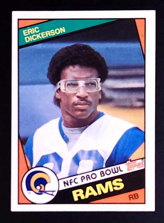 Eric Dickerson, 1984 Topps, #280, Los Angeles Rams, Rookie EX-EXMINT