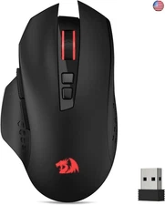 Redragon M656 Gainer Wireless Gaming Mouse, 4000 DPI 2.4Ghz Wireless Mouse w/ 5