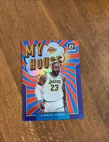 LeBron James [Purple] #6 2021 Panini Donruss Optic My House card