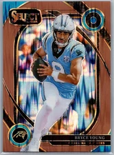 2024 Panini Select #213 Bryce Young Copper Shock Prizm /299 Carolina Panthers