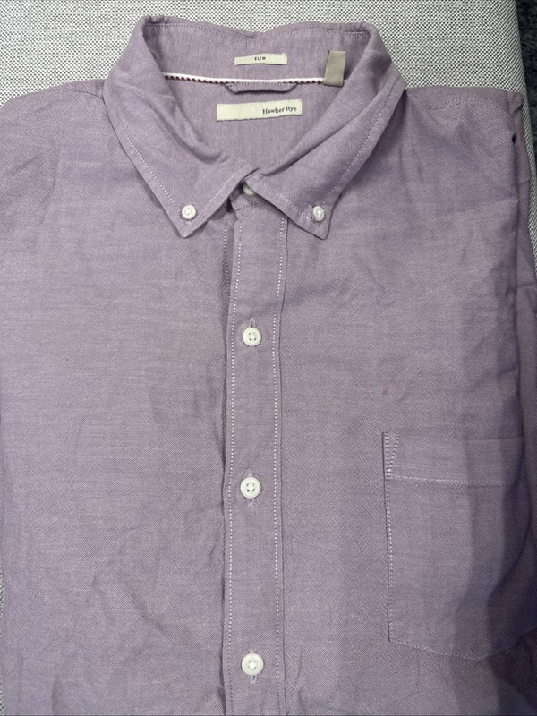 Men’s Hawker Rye Long Sleeve Shirt 3XL Tall Purple