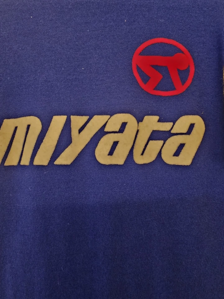 Miyata Cycling Jersey 80% Wool for Warm Weather Cylcing Vintage!!! Size 4 - Image 4 of 4