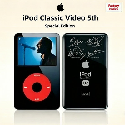 NEW Apple iPod 5th Gen U2 Special Edition 30GB Black/Red MP3 Player Sealed Box
