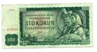 Czechoslovakia (P91c) 100 Korun 1961