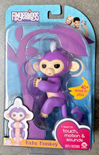 Fingerlings Baby Monkey "Mia" 40 Sounds Reacts to Touch Motion Sounds NEW