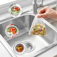 Disposable Sink Drain Strainer: 200Pack Ultra-Fine Mesh Cover Bags