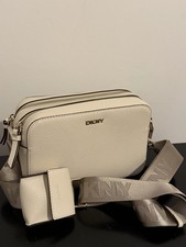 DKNY Women's White Shoulder Crossbody Bag New