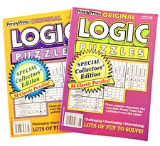 NEW Lot of 2 Penny Press Dell Logic Problems Puzzles Special Collectors' Edition